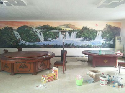 鹤庆墙绘-写实风景