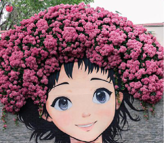 鹤庆墙体彩绘-网红墙打卡