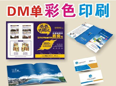 鹤庆单页印刷，色彩搭配简单。