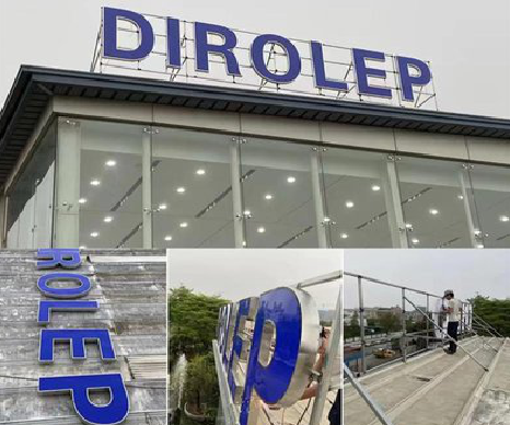 鹤庆楼顶发光字安装的注意事项。